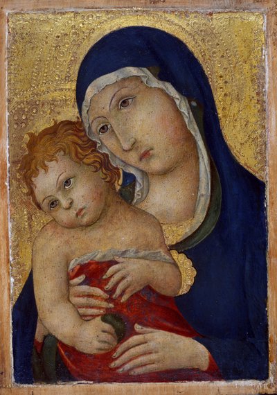 Madonna en Kind door Sano di Pietro